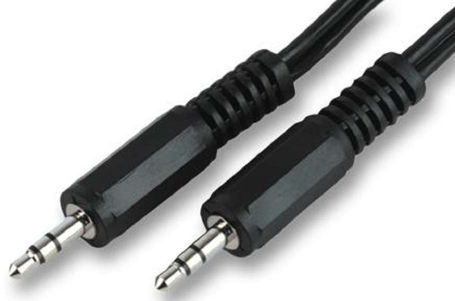 Pro Signal JR8009/5M 2.5mm Stereo Jack Plug, 5m, Black