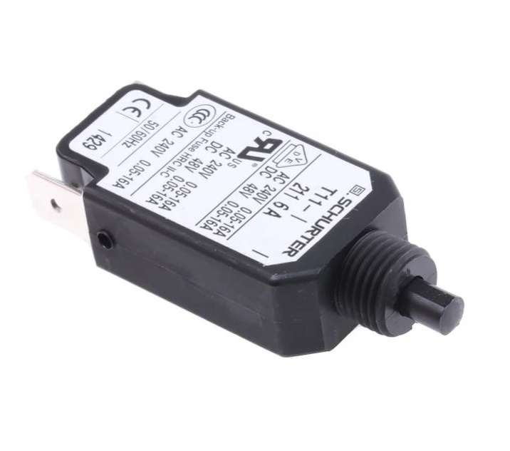 Schurter (T11 211 6A) Thermal Circuit Breaker, T11 211, 6 A, 1 Pole