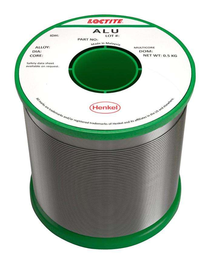 Loctite (ALU 45D 4C 0.9MM S 500G) Solder Wire, ALUSOL, 500g