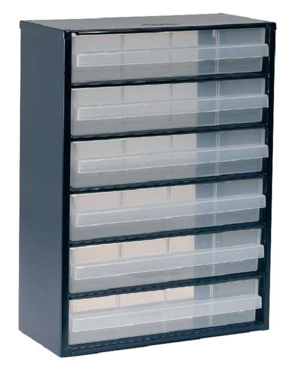 Raaco (137485) Storage Cabinet, 6 Drawer, Steel