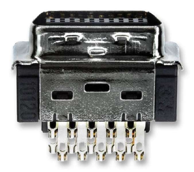 3M (JE150429981) D Sub Connector, Micro D, Plug, 101, 20 Contacts