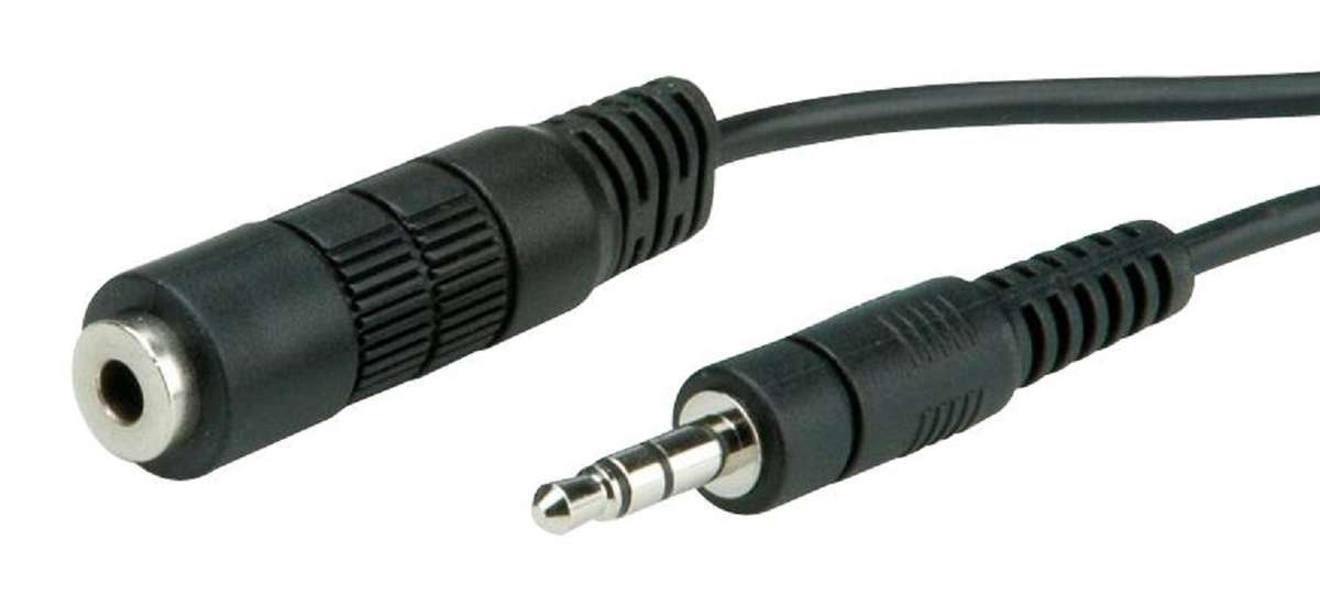 Roline (11.09.4359) 3.5mm Stereo Jack Plug, 3.5mm Stereo Jack Socket, 10m