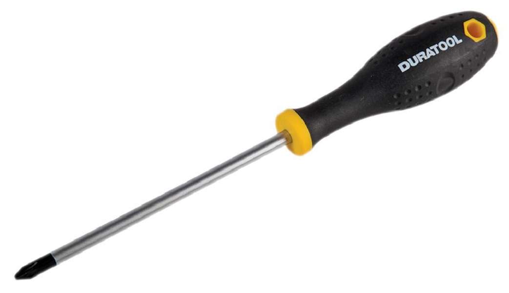 Duratool (D03437) Screwdriver, Philips, PH2 x 125 mm
