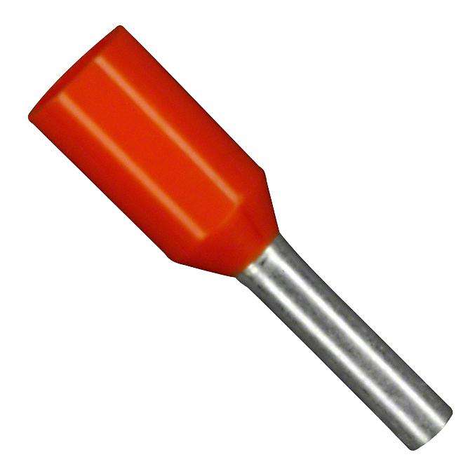 JST (GTR0.5-8) Wire Ferrule, German Code, Single Wire, 20 AWG, 0.5 mm²