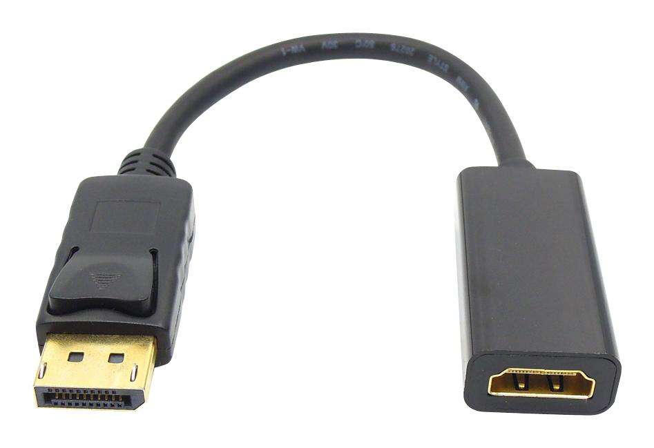 Multicomp Pro (PS000251) Audio Adapter, DisplayPort Plug, HDMI Receptacle