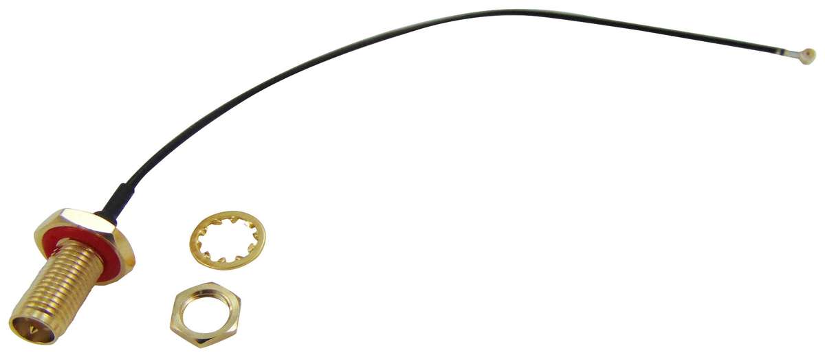Multicomp Pro (R-134G7210150CA)RF/Coaxial Cable Assembly, 50 ohm, 5.9 "