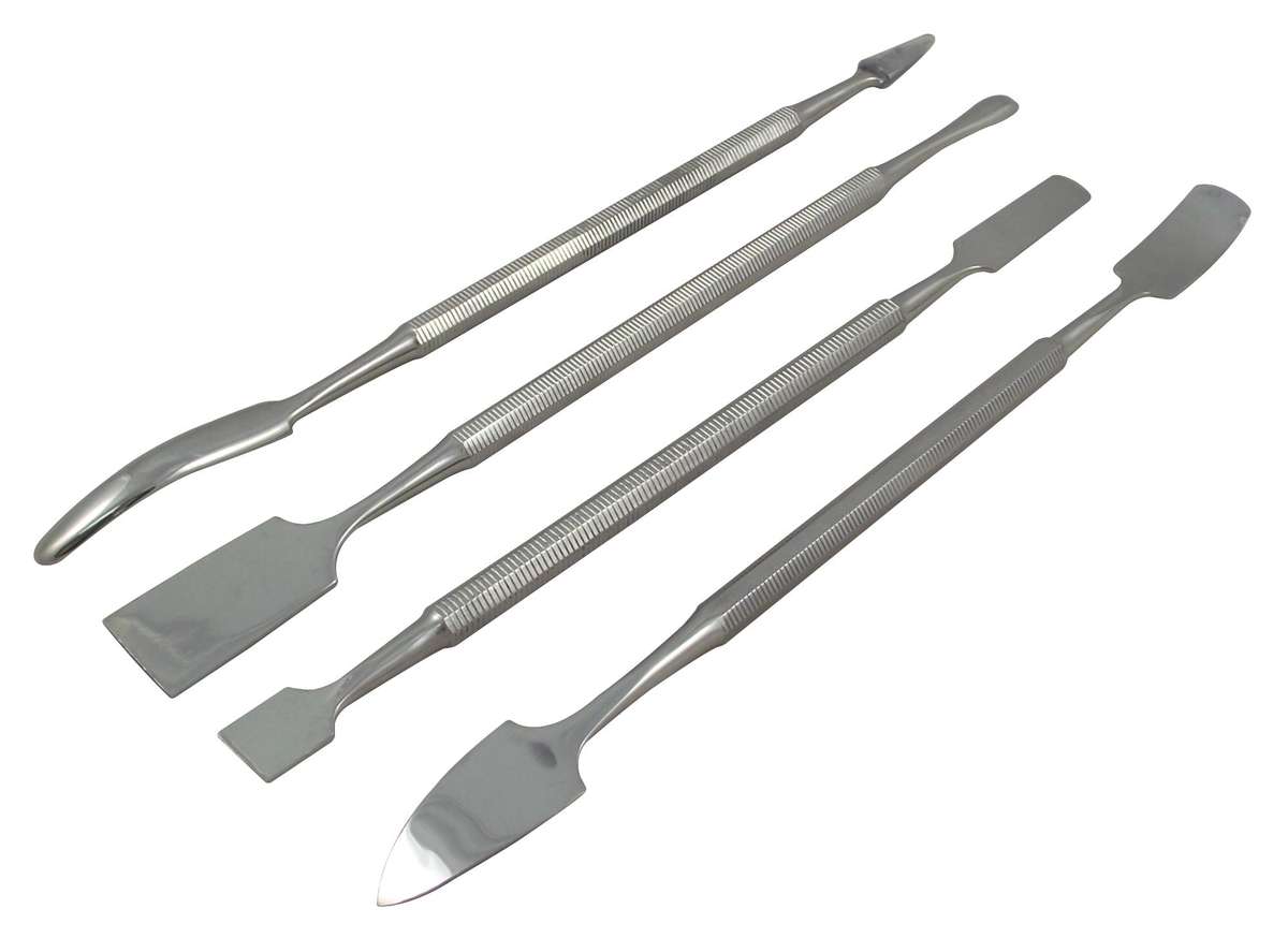 Ideal-Tek Spatula Kit, Stainless Steel, 4 Piece, 6.7"