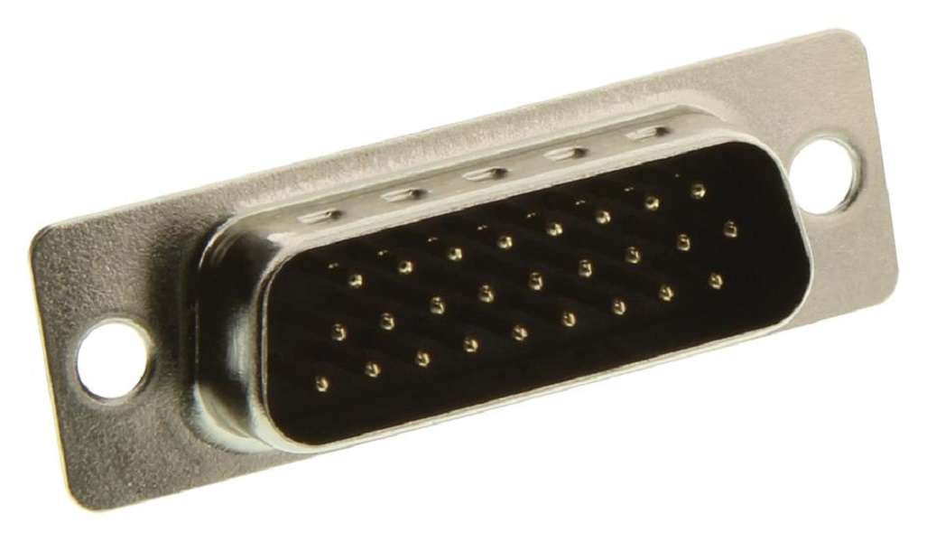 Amphenol (10090769-P264ALF) D Sub Connector, High Density, 26 Contacts