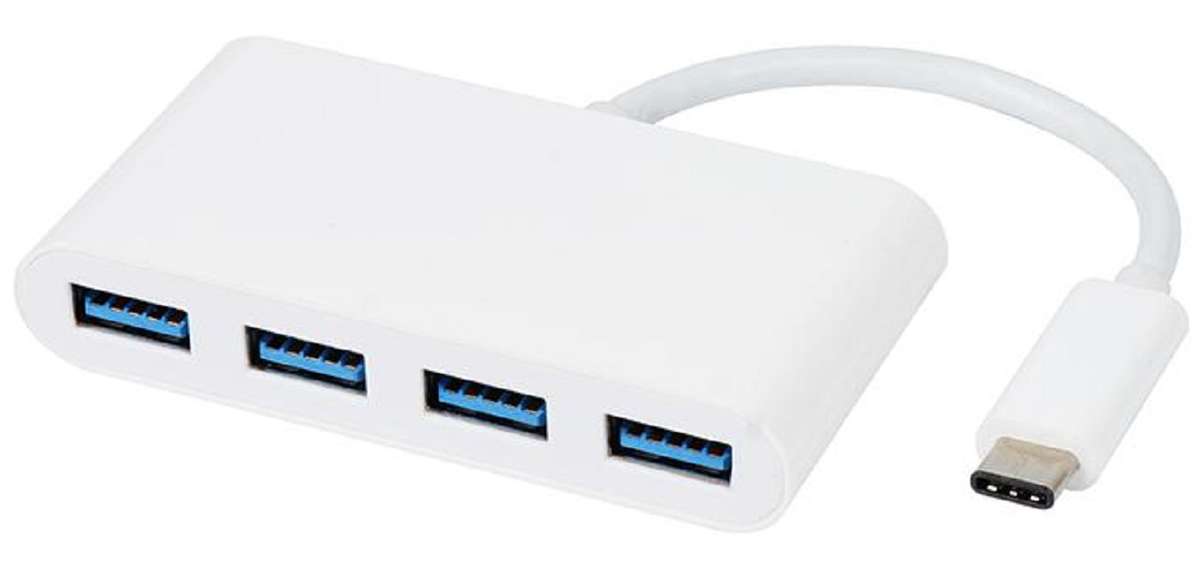 Pro Signal (PSG91234) USB 3.1 Type-C to 4 Port USB 3.0 Hub