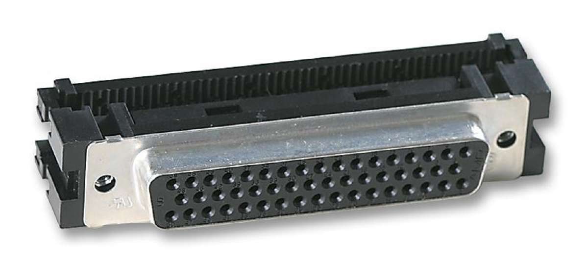 TE Connectivity (1658606-1) D Sub Connector, DB50, 50 Contacts, Receptacle