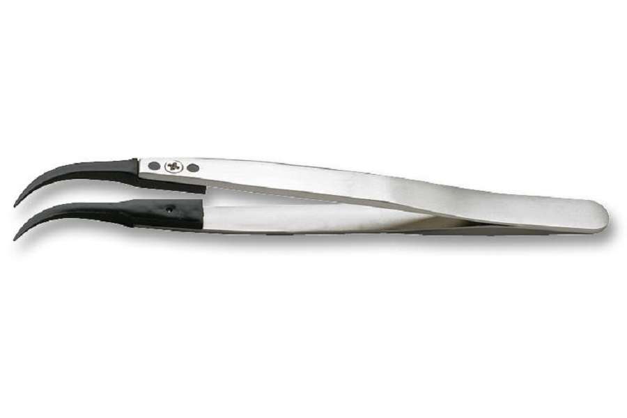 Ideal-Tek (7CFR.SA) Tweezer, Replaceable Tips, ESD, Carbon Fibre Tip