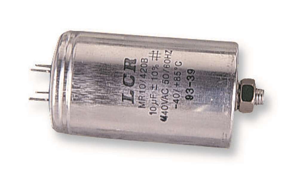 Lcr Components (MR10/420B 10UF/440VAC) Motor Run Capacitor, Metallized PP