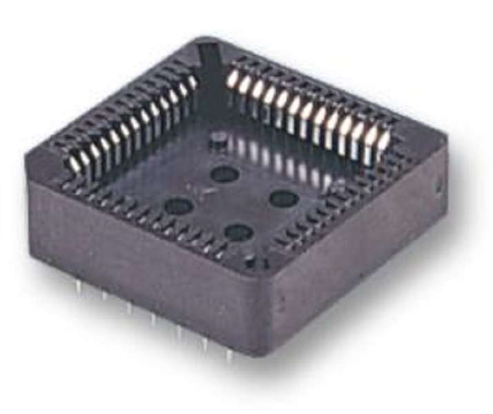 3M (8484-11B1-RK-TP) IC & Component Socket, 84 Contacts, PLCC Socket