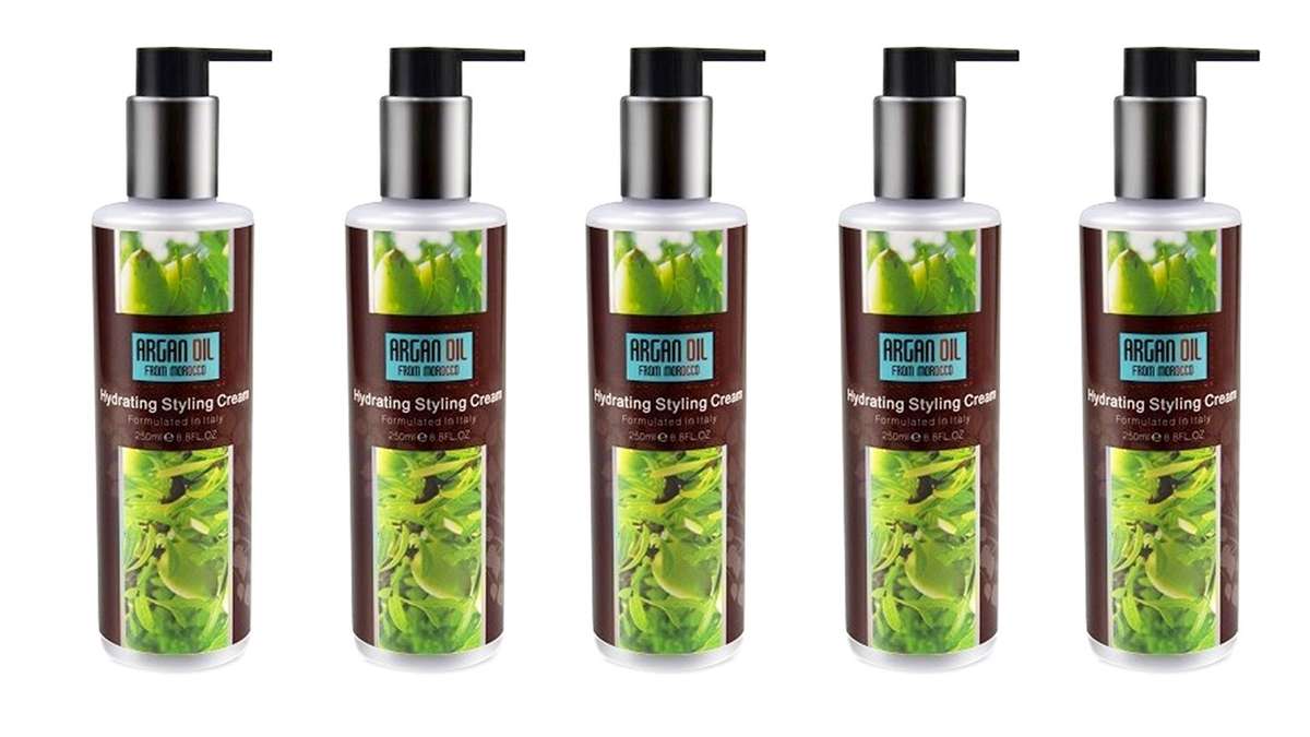 Argan Oil Hydrating Styling Cream 250ml - 5 Pack
