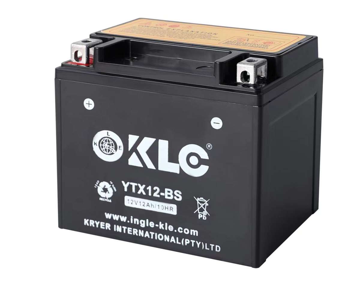 KLE YTX12 12V 12Ah / 10HR Motorcycle Battery