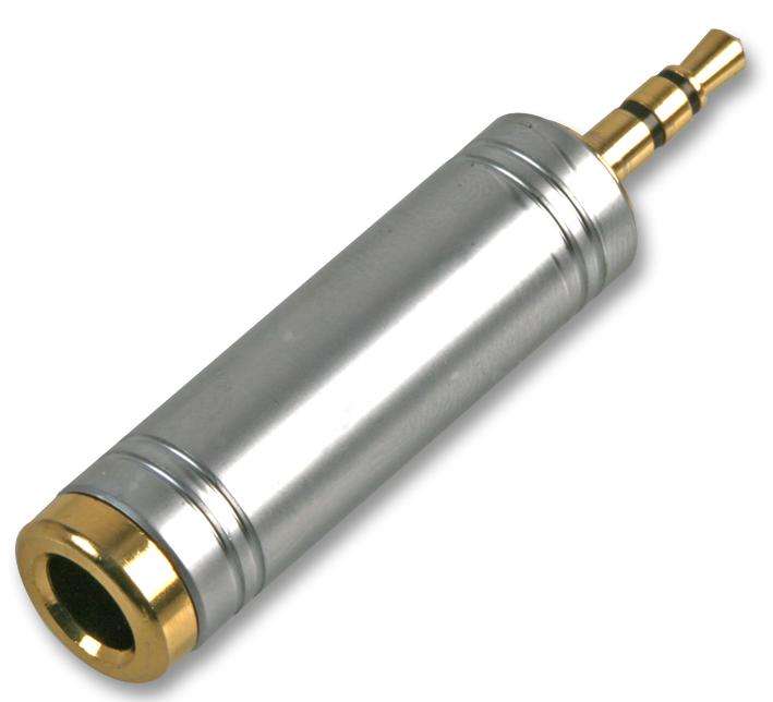 Multicomp Pro (PS000154) Stereo Plug - 3.5mm, Stereo Receptacle - 6.35mm