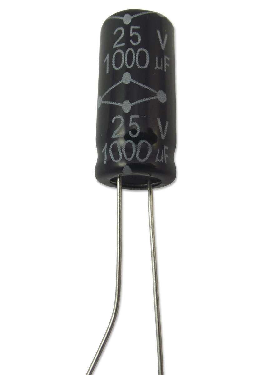Multicomp Pro (MCGPR16V227M6.3X11) Electrolytic Capacitor, 220 µF, 16 V