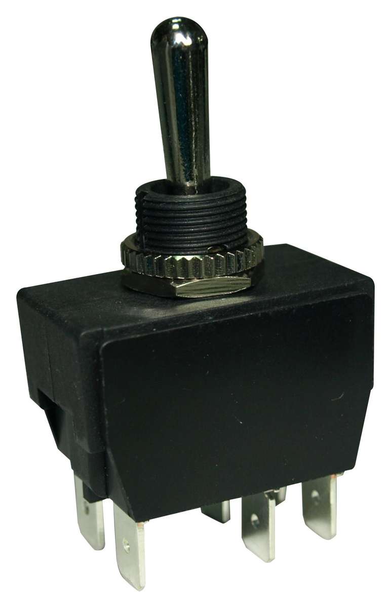 Multicomp Pro (MCR13-448F1-01A-1HR) Toggle Switch, On-Off, DPST