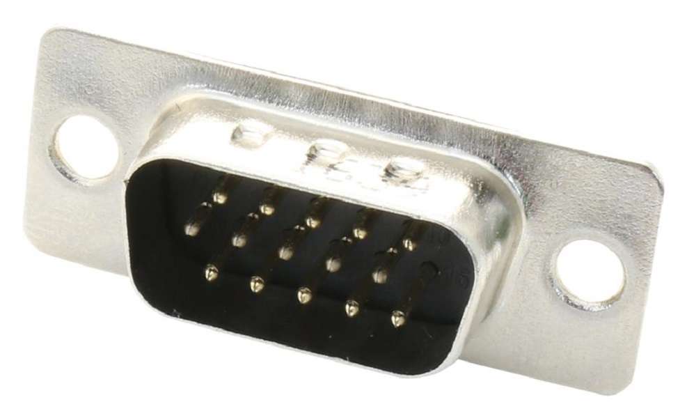Amphenol (10090769-P154ALF) D Sub Connector, 15 Contacts, DE, Solder Cup