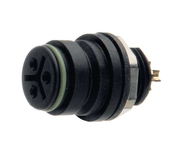 Binder (99 9128 00 08) Circular Connector, Receptacle, 8 Contacts