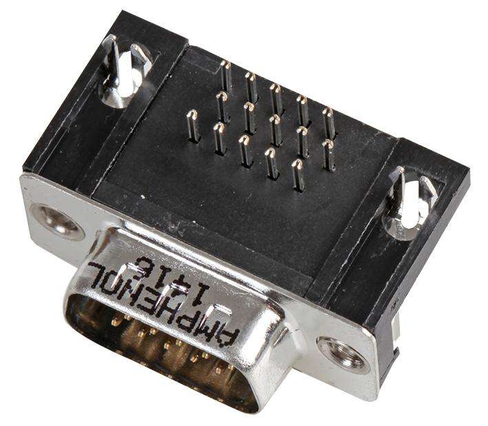 Amphenol (L717HDE15PD1CH4R) D Sub Connector, Plug, 15 Contacts