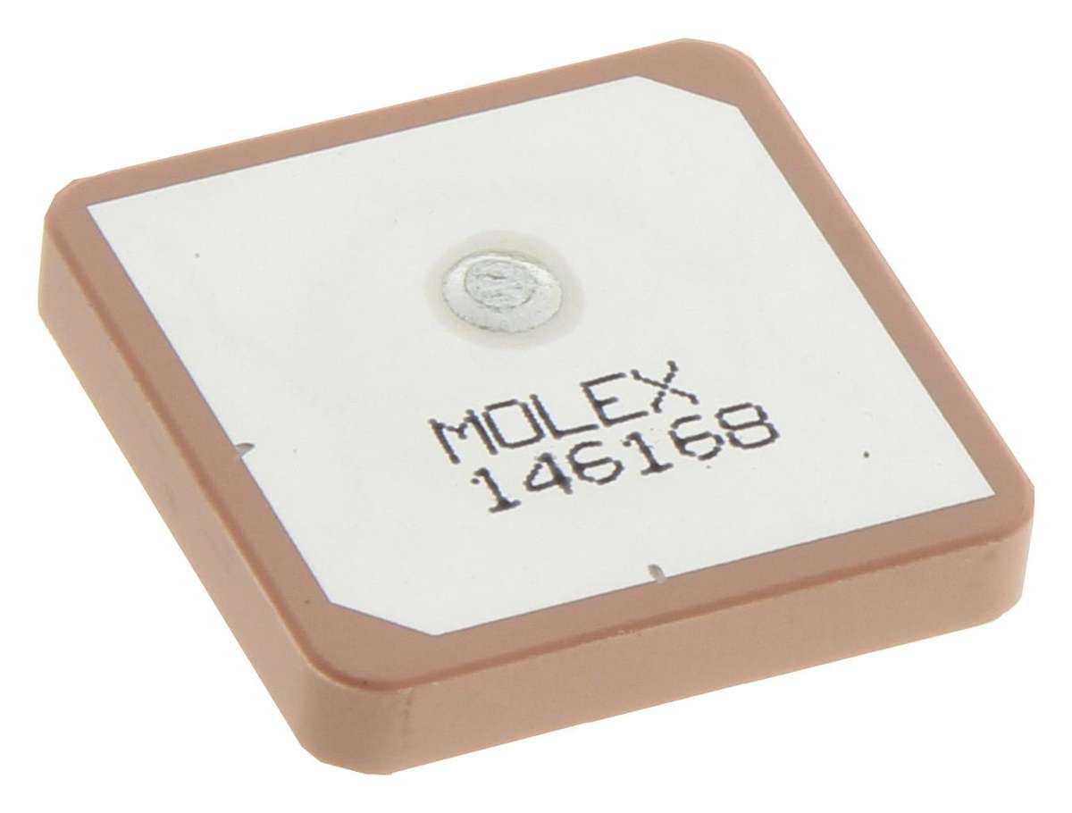 Molex (146168-0001) Antenna, GPS, 1.578 GHz to 1.572 GHz