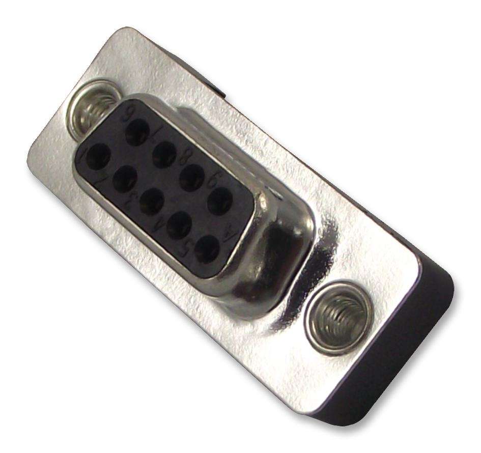 Amphenol (L77TSEG09SOL2RM5) D Sub Connector, DB9, Standard, Receptacle