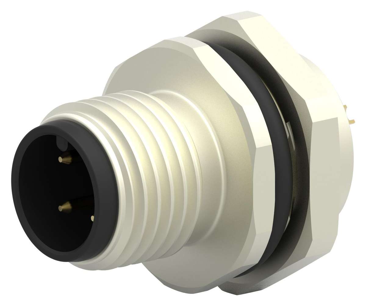 TE Connectivity (T4132012041-000) Sensor Connector, M12, Male, 4 Positions