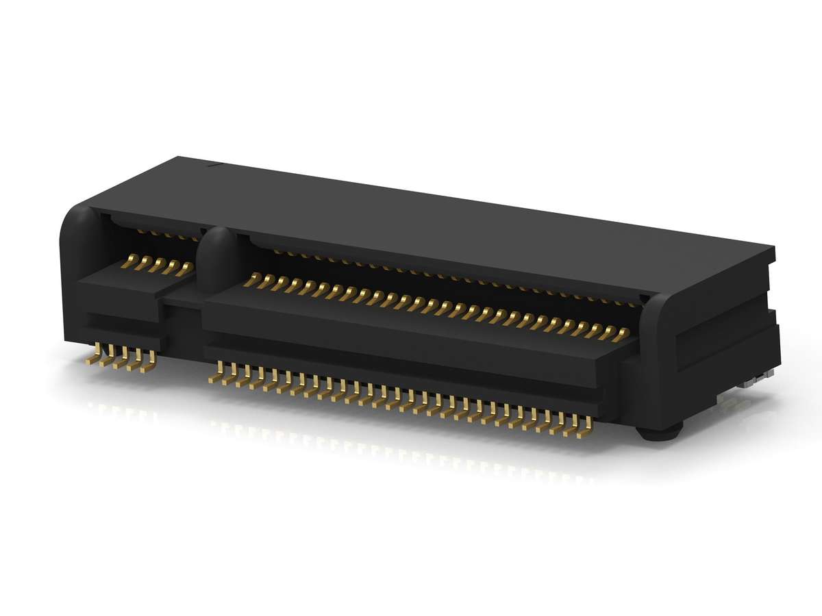 TE Connectivity (2199230-3) Card Edge Connector, Dual Side, 67 Contacts