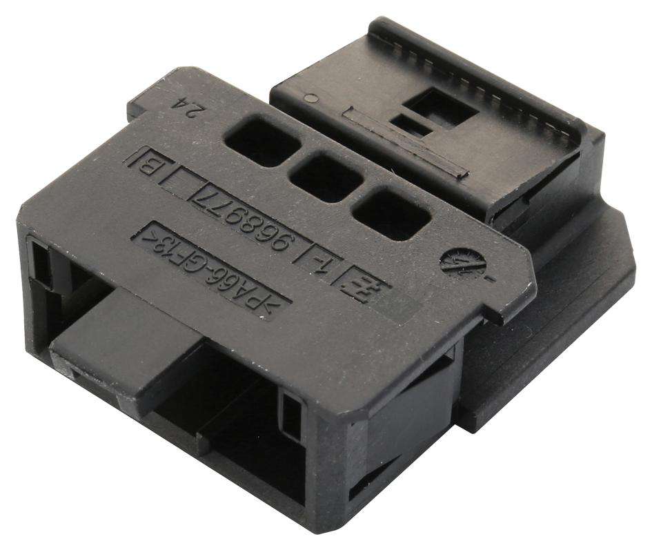 TE Connectivity (1-968977-9) Connector Housing, Plug, 3 Ways, 5.5 mm