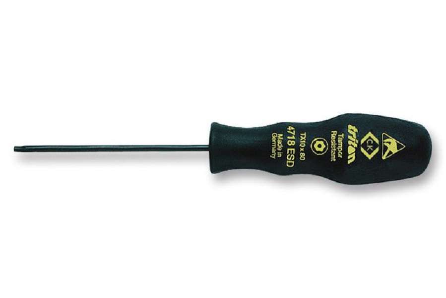 CK Tools (T4718ESD 20) Screwdriver, Torx, Tamper Resistant, ESD, T20
