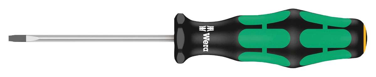 Wera (05008006001) Screwdriver, Slotted, 2mm Tip, 60mm Blade, 130mm Overall