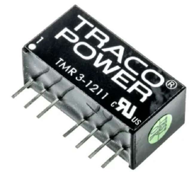 Traco Power (TMR 3-1211) Isolated Through Hole DC/DC Converter, 5V, 600mA