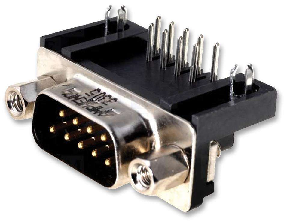 Amphenol (L717SDE09P1ACH4F) D Sub Connector, Plug, 9 Contacts