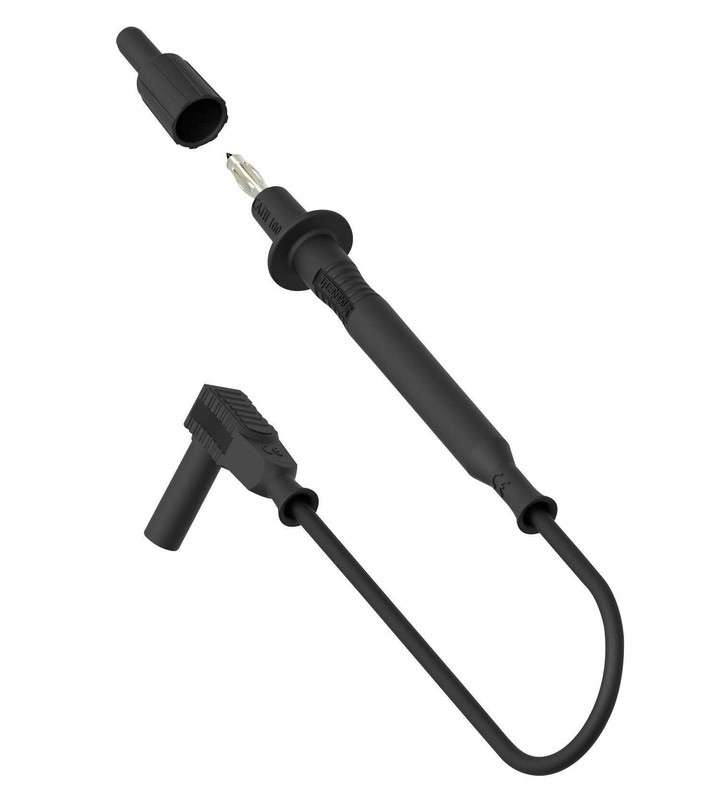 Tenma 76-047 Test Lead, Test Tip Probe, 1 kV, 36 A, Black, 1 m