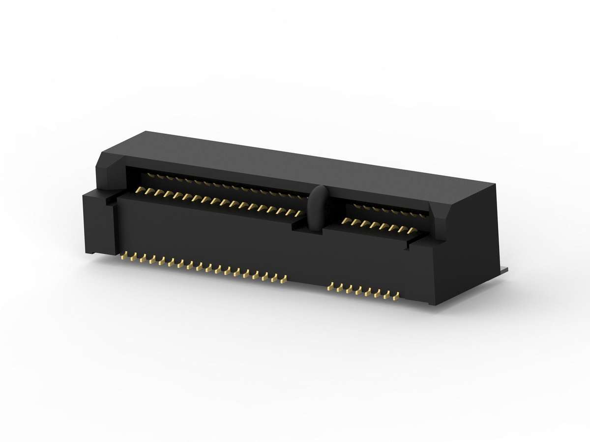 TE Connectivity (2041262-1) Card Edge Connector, Dual Side, 1 mm