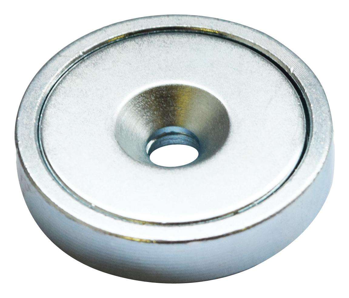 Eclipse Magnetics (E1001/NEO) Magnet, Pot, Shallow, Neodymium, 20mm x 6mm