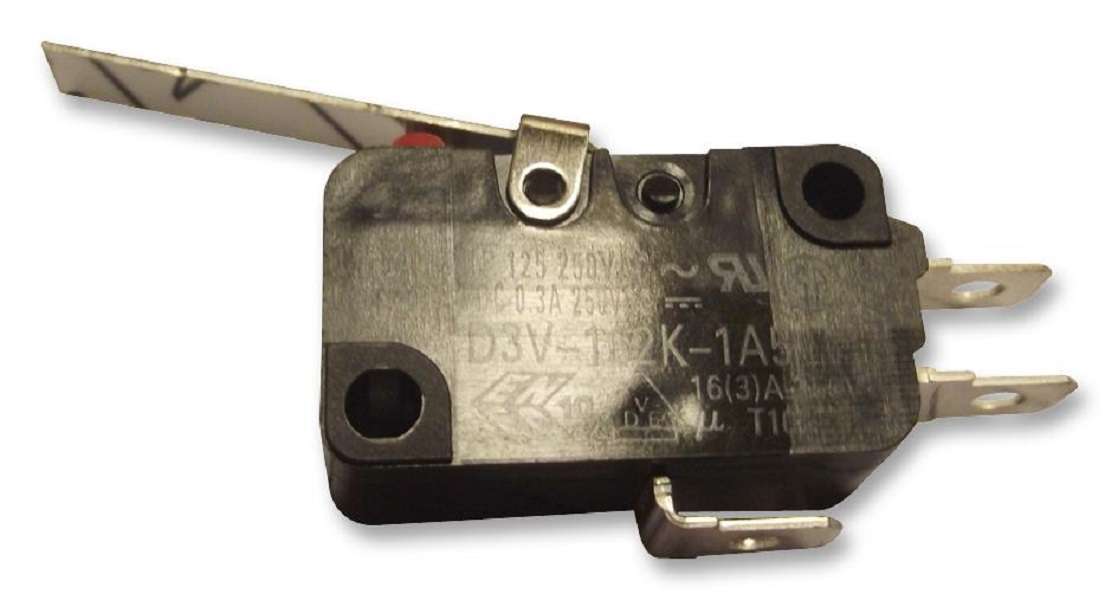 Omron (D3V-162K-1A5) Microswitch, Miniature, Lever