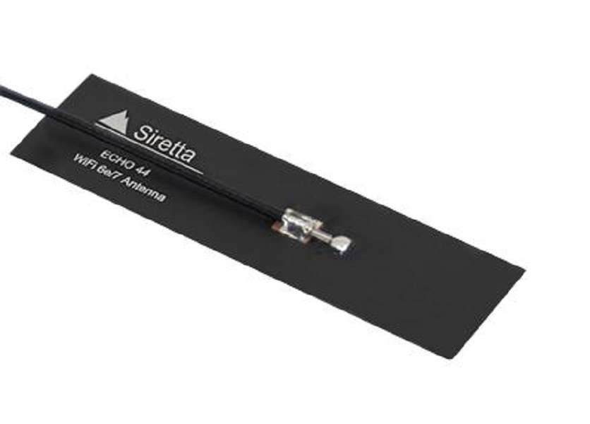 Siretta (ECHO44/0.1M/UFL/36) RF Antenna, 7.392 to 7.92GHz