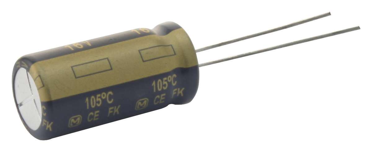 Panasonic (EEUFK1C222L) Electrolytic Capacitor, 2200 µF, 16 V