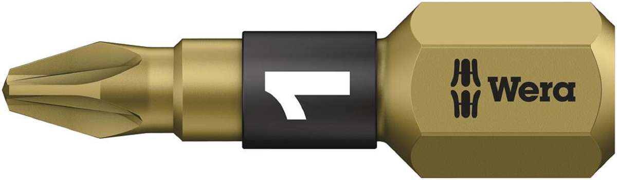Wera (05056710001) Hex Driver Bit, Pozidriv, PZ1 Bit, 25 mm Overall