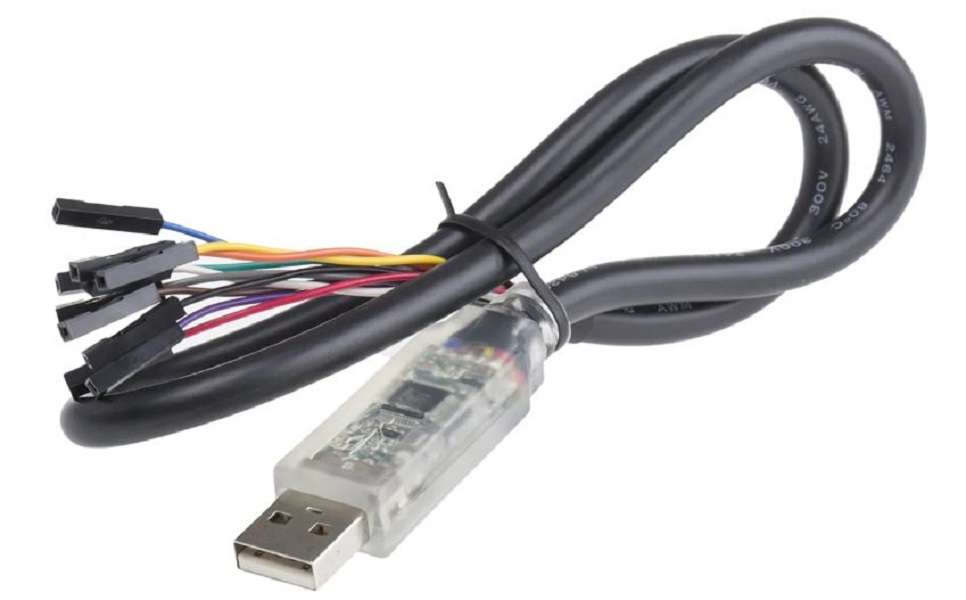 Ftdi (C232HM-DDHSL-0) Cable, USB to MPSSE, 0.25A/3.3V Output, 500mm