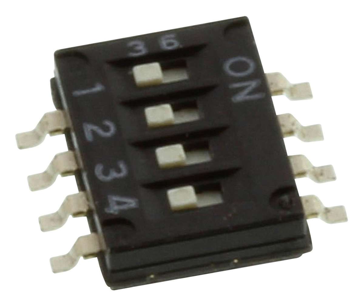 Omron (A6H-4101) DIP / SIP Switch, SPST, 24 VDC, 25 mA