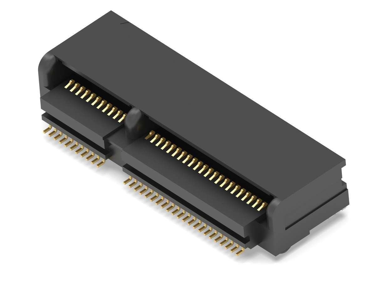 TE Connectivity (2199230-4) Card Edge Connector, Dual Side, 67 Contacts
