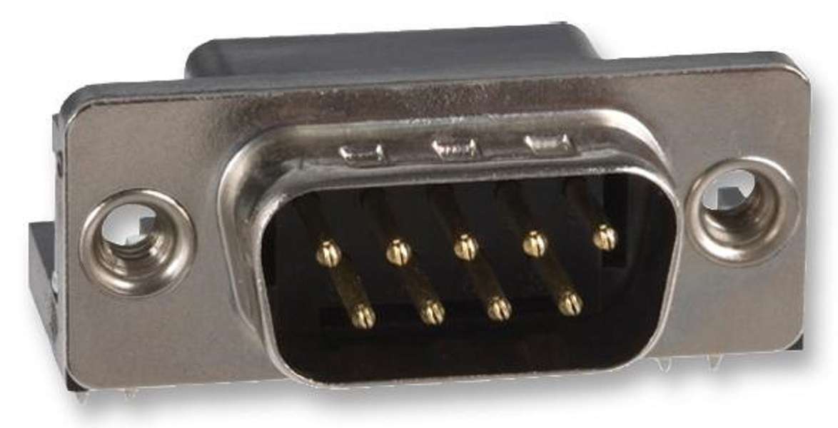 Norcomp (182-009-113R561) D Sub Connector, Plug, 182 Series, 9 Contacts