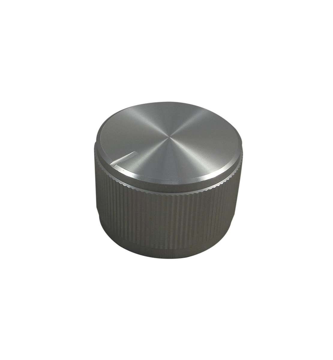 Multicomp Pro (061-6006) Knob, Round Shaft, 6.35 mm, Aluminium