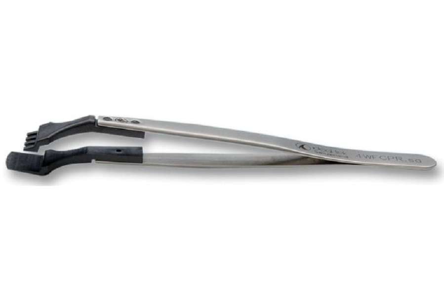 Ideal-Tek (4WFCPR.SA) Tweezer, Wafer, Stainless Steel Body