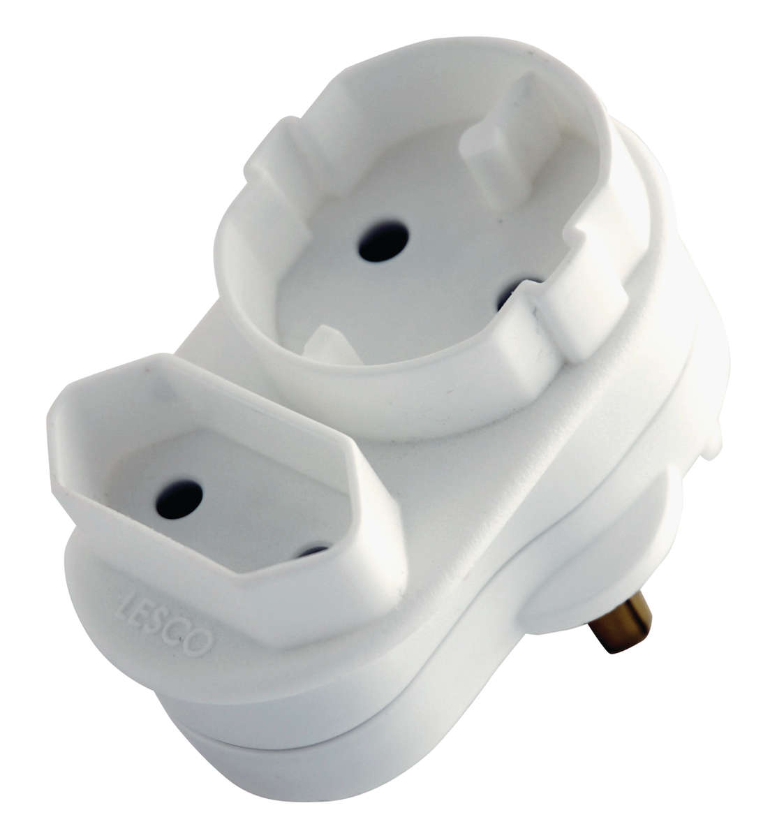 LESCO, 1xIEC, 1xSchuko Euro Continental Adapter