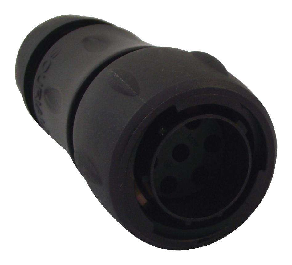 Eaton (UTS6JC104P) Circular Connector, Straight Plug, 4 Contacts