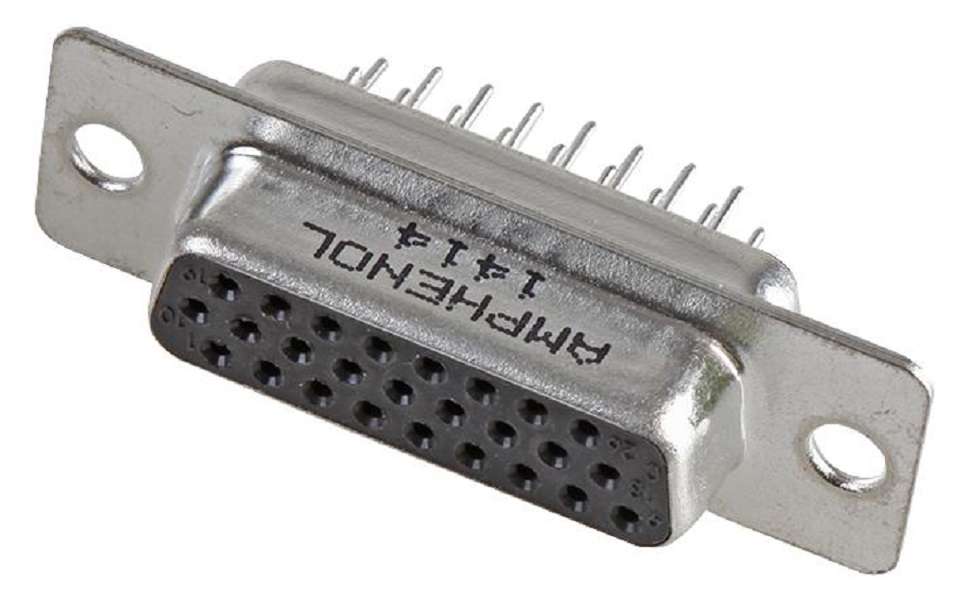 Amphenol (L77HDA26SOL2) D Sub Connector, 26 Contacts, Receptacle